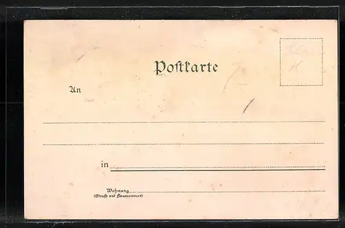 Lithographie Pinneberg, Hütte im Fahlt, Gasthof zur Eiche, Bahnhofs-Hotel, Kriegerdenkmal