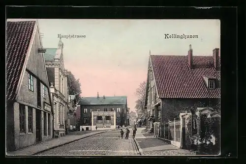 AK Kellinghusen, Partie in der Hauptstrasse