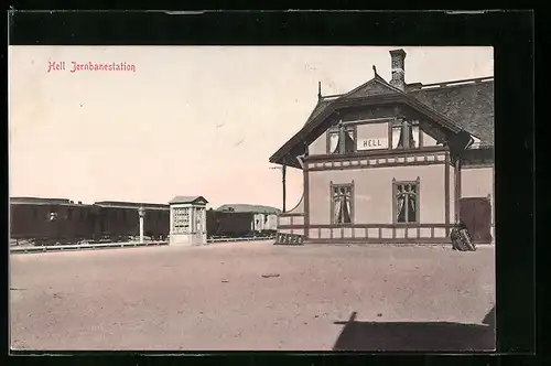 AK Hell, Jernbanestation