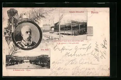 AK Milano, Palestra Ginnastica, Villa Rèale, S.M. Umberto von Italien