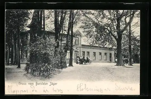 AK Hamburg-Gross-Borstel, Gasthaus Borsteler Jäger