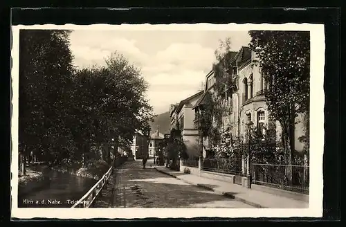 AK Kirn a. d. Nahe, Wohnhäuser am Teichweg