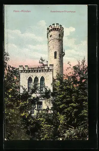 AK Hann.-Münden, Aussichtsturm-Tillyschanze