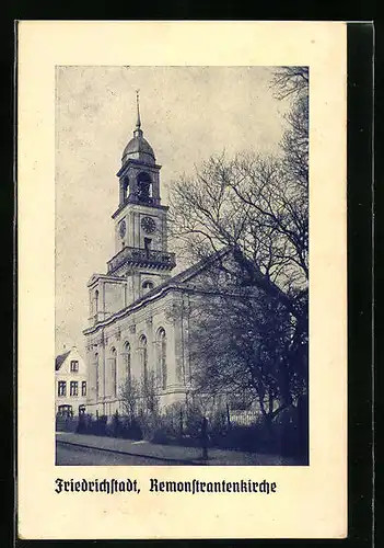 AK Friedrichstadt, Blick auf die Remonstrantenkirche