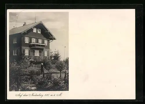 AK Lindenberg /Allgäu, Villa Brauns auf dem Nadenberg
