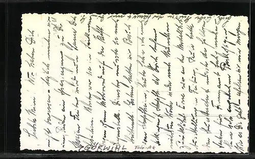 Foto-AK Görwihl, Werksheim der Spinnerei Tiefenstein aus der Vogelschau