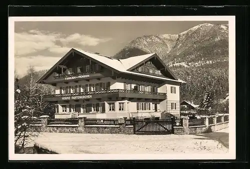 AK Garmisch-Partenkirchen, Hotel-Pension Hospiz Partenkirchen