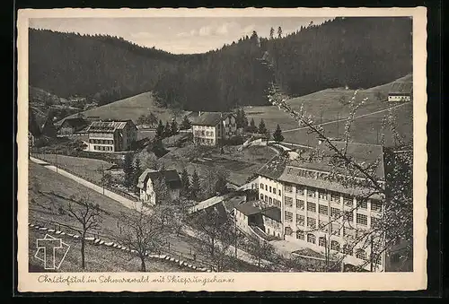 AK Freudenstadt im Schwarzwald, Blick auf die Tuchfabrik Christofstal