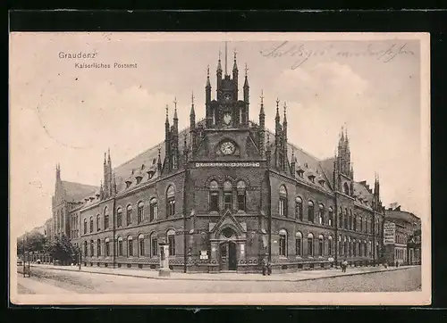 AK Graudenz, Kaiserliches Postamt