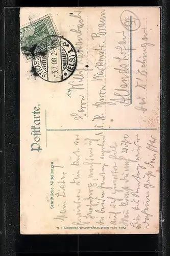 Künstler-AK Lächelndes Mädchen in elsässer Tracht