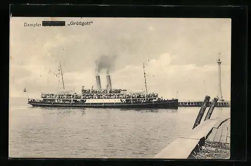 AK Passagierschiff Dampfer Vorwärts