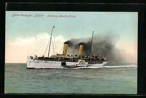 AK Passagierschiff Salon-Dampfer Cobra