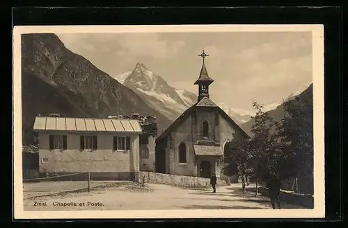 AK Zinal, Chapelle et Poste