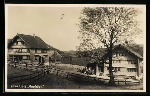 AK Gais, Ruehüsli mit Weiden