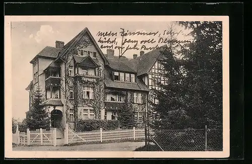 AK Altheide-Bad, Villa Carmen mit Garten