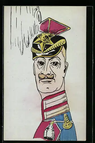 AK Deutscher Offizier in Uniform