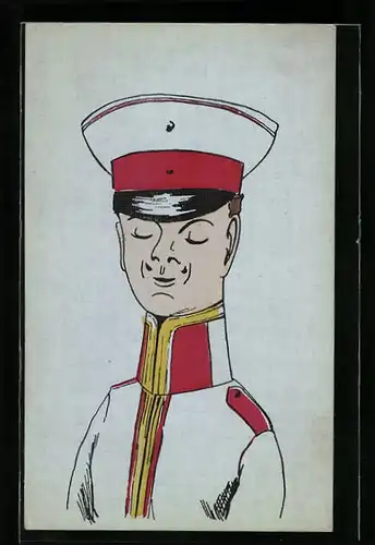 AK Deutscher Soldat in Uniform