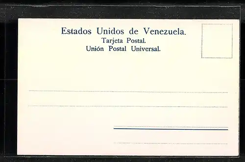 AK Briefmarken und Wappen aus Venezuela
