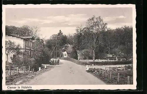 AK Cismar, Strassenpartie im Ort