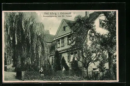 AK Bad König i. Odenwald, Genesungsheim von Dr. Zimper