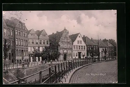 AK Stade, Wohnhäuser Am Wasser-West