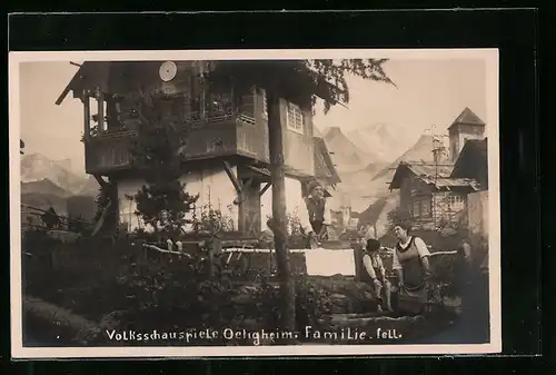 AK Oetigheim, Volksschauspiele, Familie Fell
