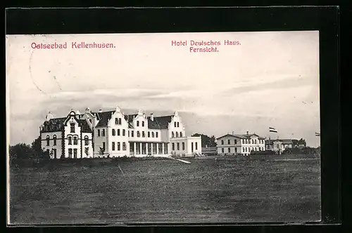 AK Kellenhusen, Hotel Deutsches Haus mit Fernsicht