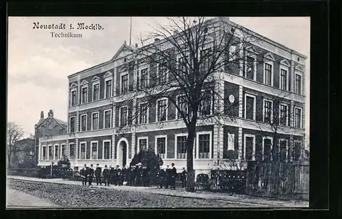 AK Neustadt i. Meckl., Strasse am Technikum
