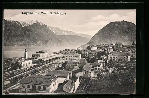 AK Lugano, Panorama con Monte S. Salvatore