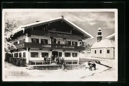 AK Kelchsau, Gasthof zum Fuchswirt