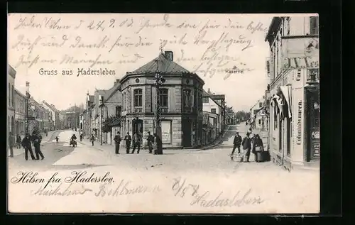 AK Hadersleben, Kaserne, Strassenpartie