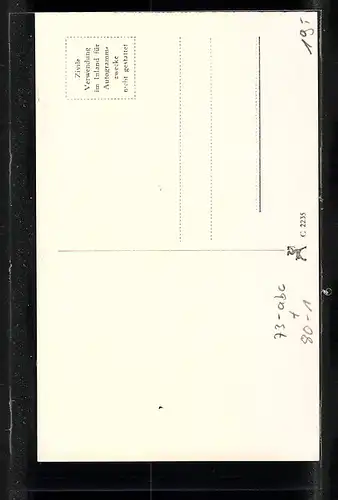 AK Opernsängerin Erna Sack mit freundlichen Lächeln, Autograph