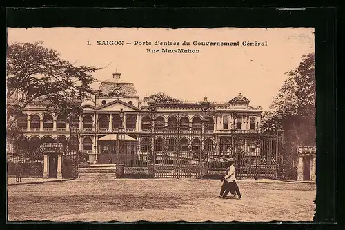AK Saigon, Porte d`entree du Gouvernement Général, Rue Mac-Mahon
