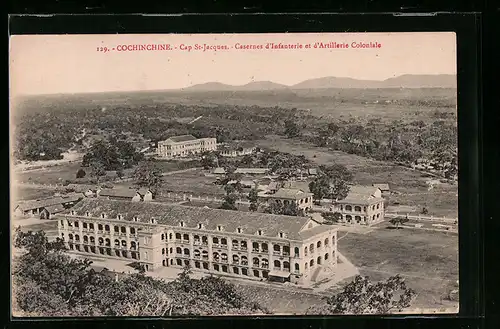 AK Cap St.- Jaques, Casernes d`Infanterie et d`Artillerie Coloniale