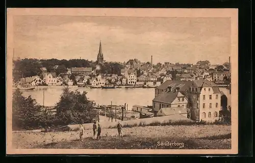 AK Sonderborg, Motiv der Stadt mit Kirche