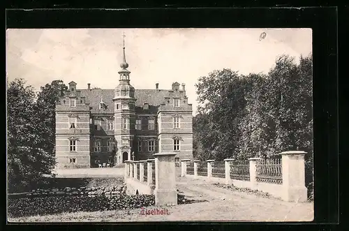 AK Fiselholt, Blick auf die Kirche