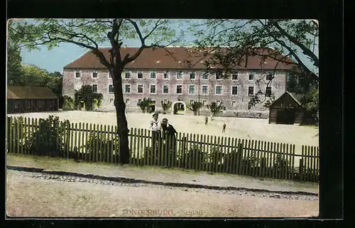 AK Sonderburg, Partie mit Schloss