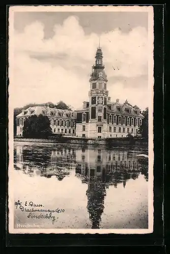 AK Hvedholm, Ortspartie mit dem Schloss