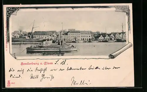 AK Sonderburg a. Alsen, Panorama