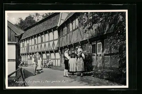 AK Aarhus, En Gade i Den gamle By