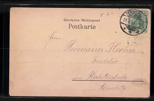 AK Collund /Flensburger Föhrde, Blick auf das Bad