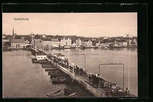 AK Sonderborg, Blick über den Hafen