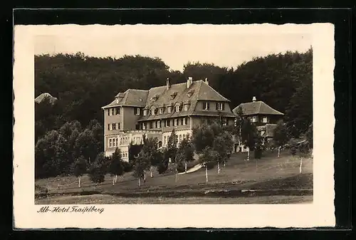 AK Traifelberg, Blick auf das Alb-Hotel