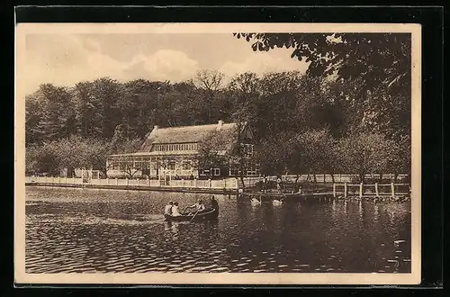 AK Neukloster-Niederelbe, Ottenstreuers Waldseehaus Klosterkrug