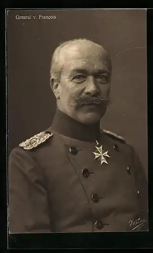AK Heerführer General von Francois in Uniform