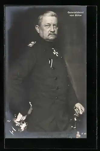 AK Heerführer Generaloberst von Bülow in Uniform