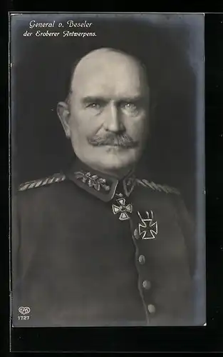 AK Heerführer General von Beseler, Der Eroberer Antwerpens