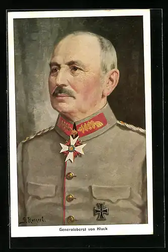 AK Heerführer Generaloberst von Kluck in Uniform