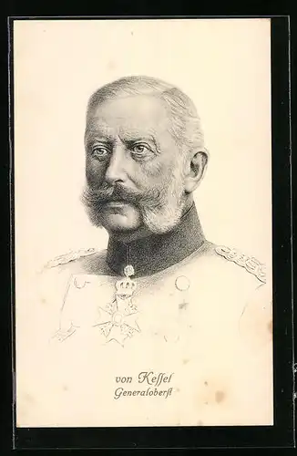 AK Heerführer Generaloberst von Kessel in Uniform