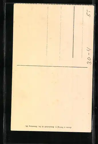 AK Heerführer von Emmich in Uniform mit Orden